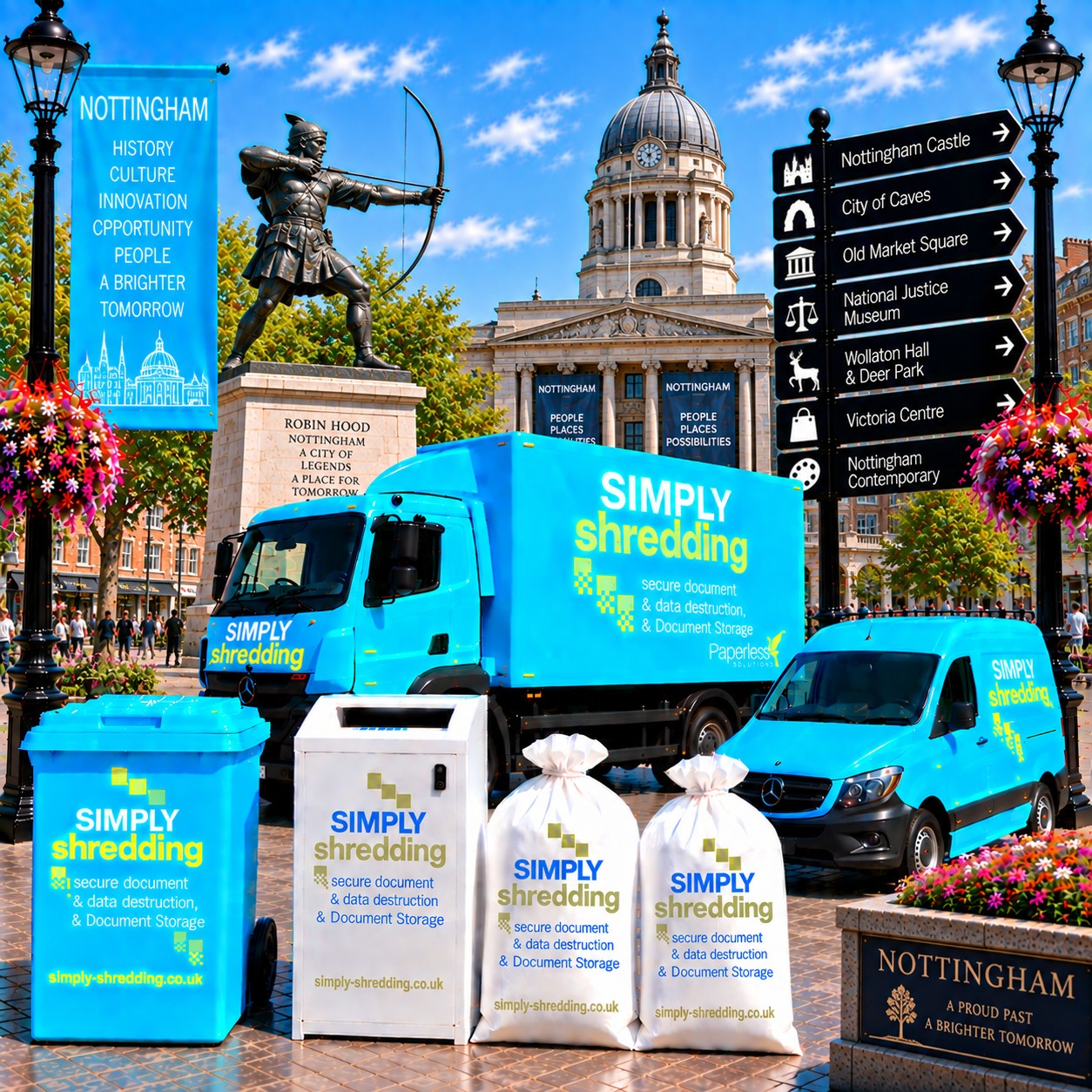Simply Shredding Nottingham local branch
