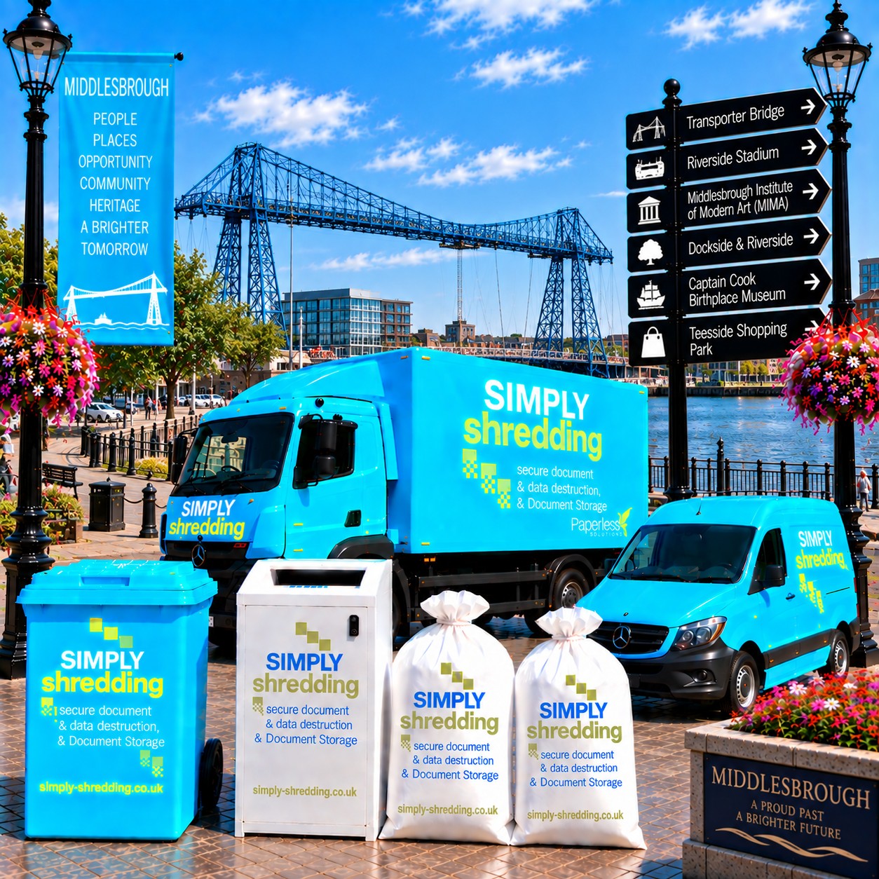Simply Shredding Middlesbrough local branch
