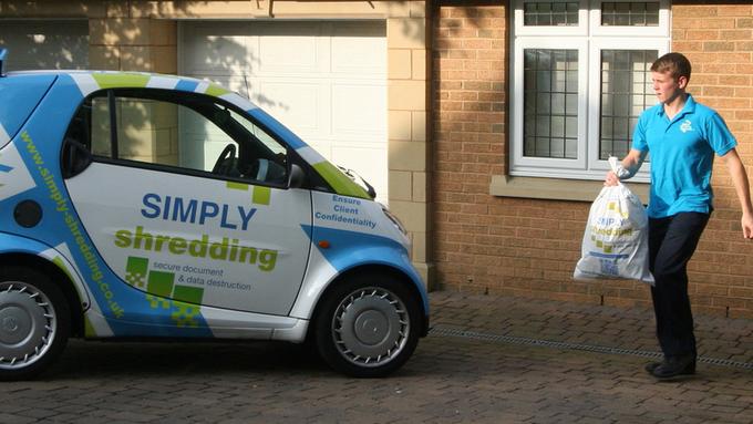 Secure home shredding service