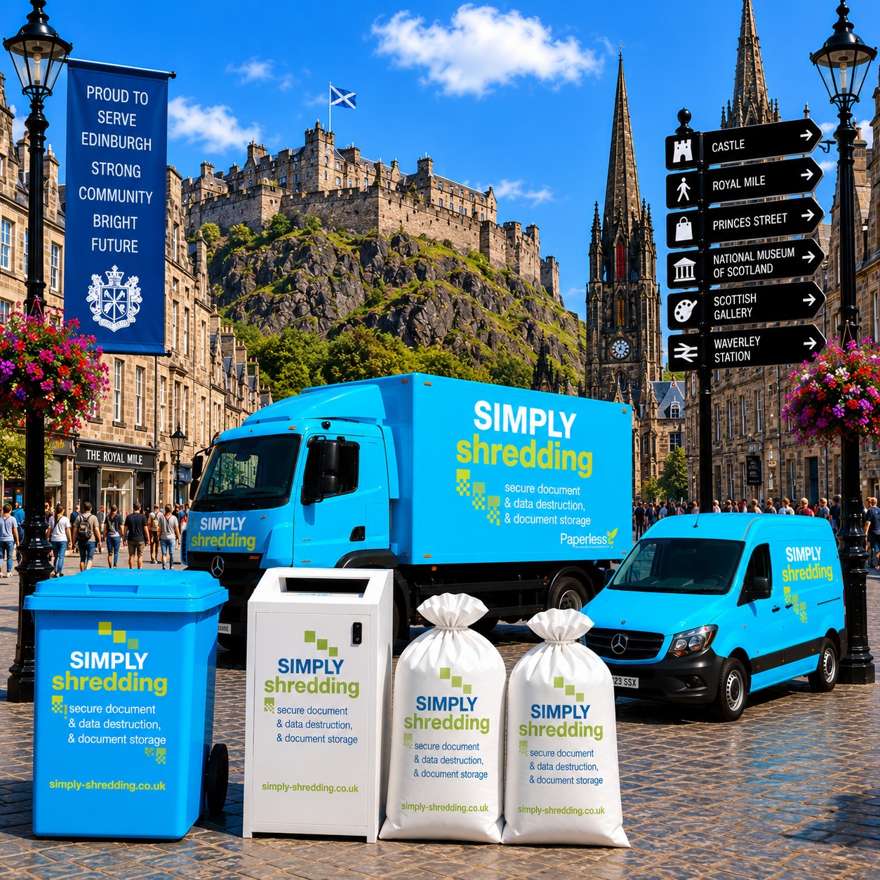 Simply Shredding Edinburgh local branch
