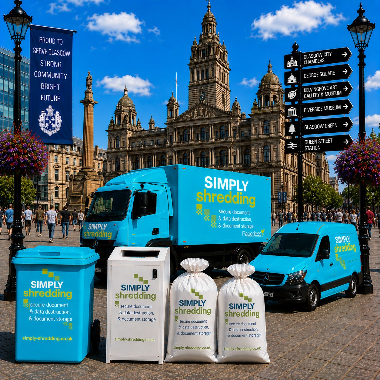 Simply Shredding Glasgow local branch