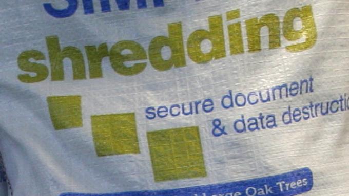 Confidential Shredding Bags