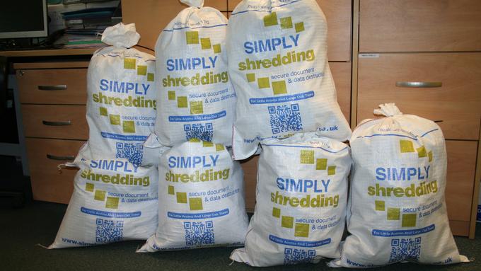 Confidential Shredding Sacks